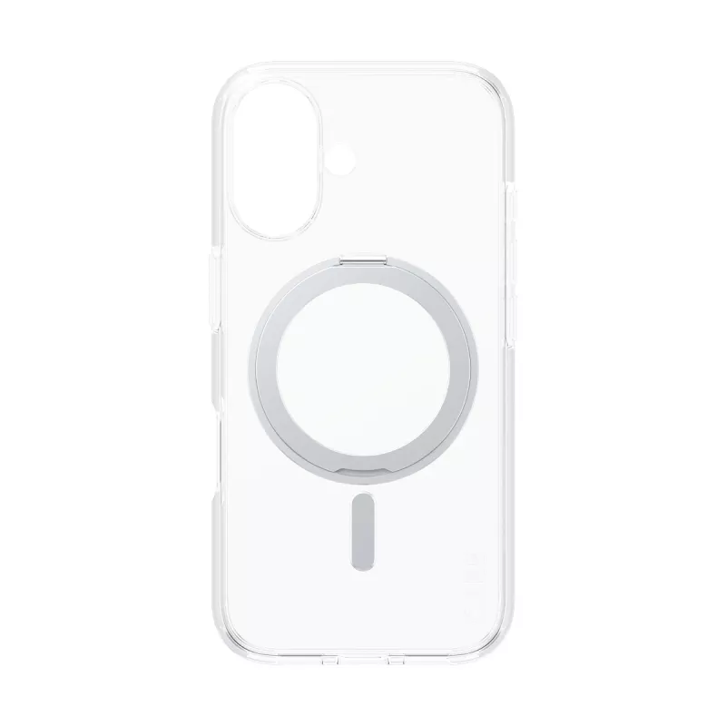 PanzerGlass CARE™ by ® Θήκη Διάφανη με ασημί Kickstand & MagSafe iPhone 16