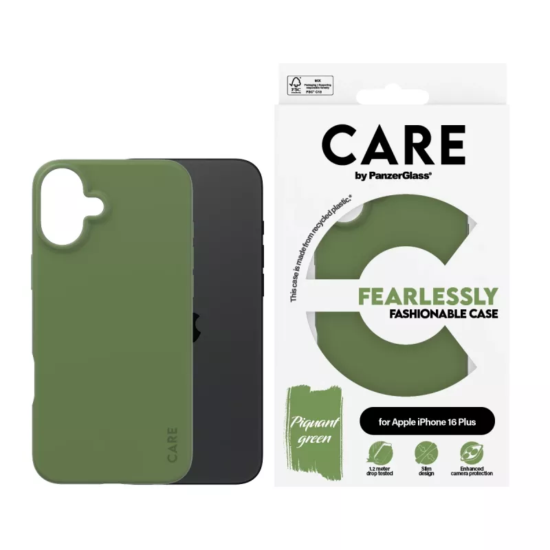 Θήκη PanzerGlass CARE by ® μοντέρνα θήκη Πράσινο iPhone 16 Plus