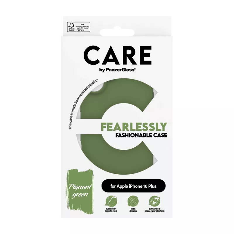 Θήκη PanzerGlass CARE by ® μοντέρνα θήκη Πράσινο iPhone 16 Plus