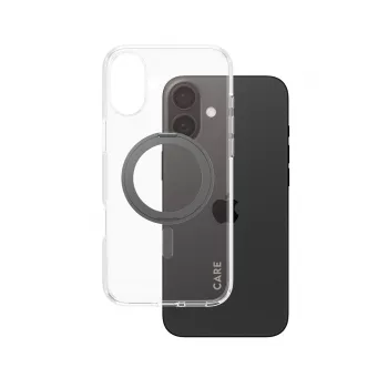 PanzerGlass CARE™ by ® Θήκη Διάφανη με μαύρο Kickstand & MagSafe iPhone 16 Plus