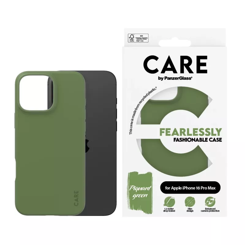 Θήκη PanzerGlass CARE by ® μοντέρνα θήκη πράσινη iPhone 16 Pro Max