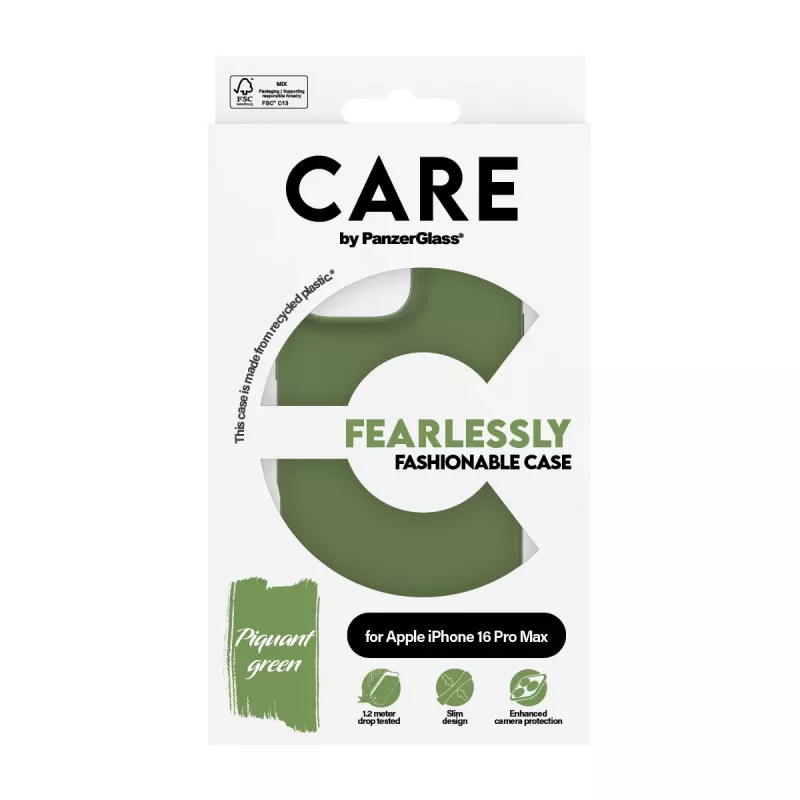 Θήκη PanzerGlass CARE by ® μοντέρνα θήκη πράσινη iPhone 16 Pro Max