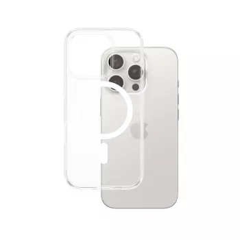 Θήκη PanzerGlass HardCase Διάφανη με Λευκό MagSafe iPhone 16 Pro