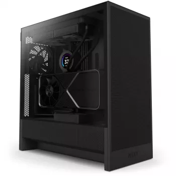 NZXT H5 Flow (2024) Mid Tower ATX Κουτί, Μαύρο