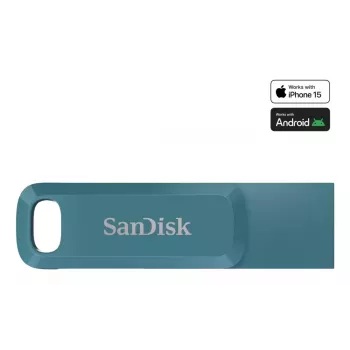 WESTERN DIGITAL SanDisk Ultra Dual Drive Go – 512 GB USB Stick – USB-C / USB-A – Navagio Bay