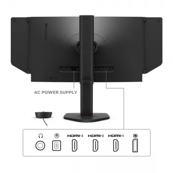 ZOWIE XL2566X+ Οθόνη υπολογιστή 62,2 cm (24,5 ίντσες) 1920 x 1080 Pixel Full HD Μαύρη