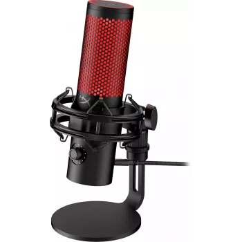 HyperX QuadCast 2 - USB μικρόφωνο (μαύρο), μικρόφωνο podcast, -7,5 dB, 20 – 20000 Hz, 0,05 %, 32 Ω, 24 Bit