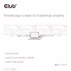 CLUB3D διαχωριστής 1 σε 4 HDMI™ 4K120Hz
