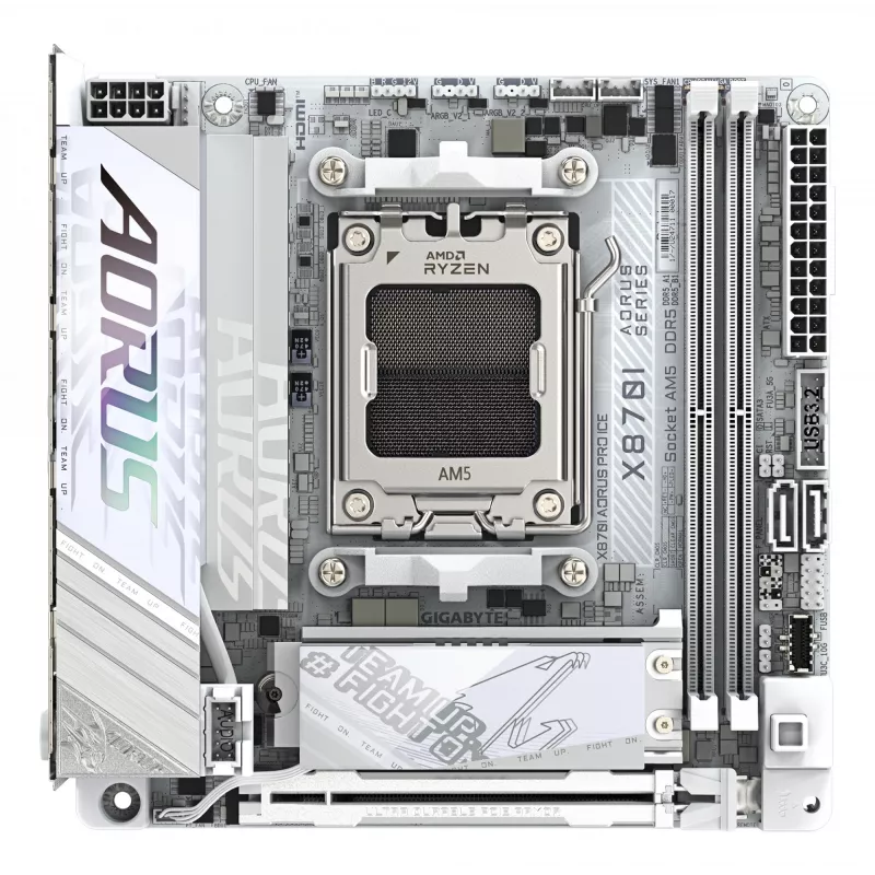 Μητρική πλακέτα GIGABYTE X870I AORUS PRO ICE, AMD AM5, Mini-ITX