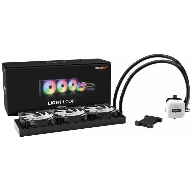 be quiet LIGHT LOOP 360mm Μαύρη Υδρόψυξη All-in-One Επεξεργαστή 12 cm 1 τεμ.