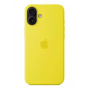Θήκη σιλικόνης Apple iPhone 16 Plus MagSafe κίτρινο