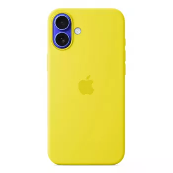 Θήκη σιλικόνης Apple iPhone 16 Plus MagSafe κίτρινο