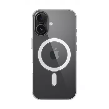 Apple διάφανη θήκη με MagSafe iPhone 16 διαφανές