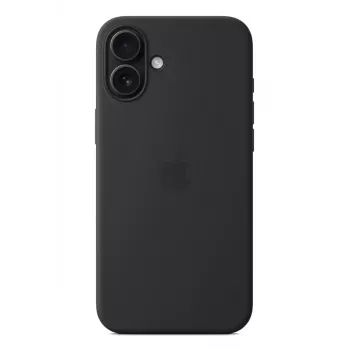 APPLE iPhone 16 Plus - θήκη σιλικόνης με MagSafe - μαύρο