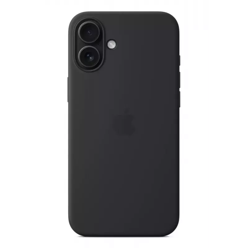 APPLE iPhone 16 Plus - θήκη σιλικόνης με MagSafe - μαύρο