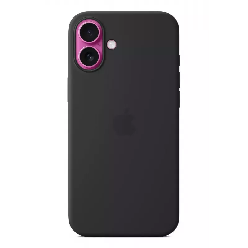 APPLE iPhone 16 Plus - θήκη σιλικόνης με MagSafe - μαύρο