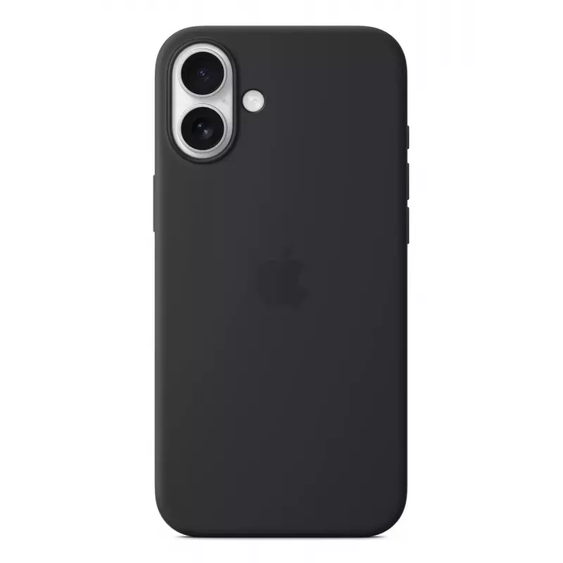 APPLE iPhone 16 Plus - θήκη σιλικόνης με MagSafe - μαύρο
