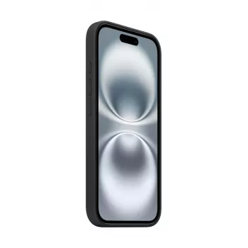 APPLE iPhone 16 – θήκη σιλικόνης με MagSafe – μαύρο