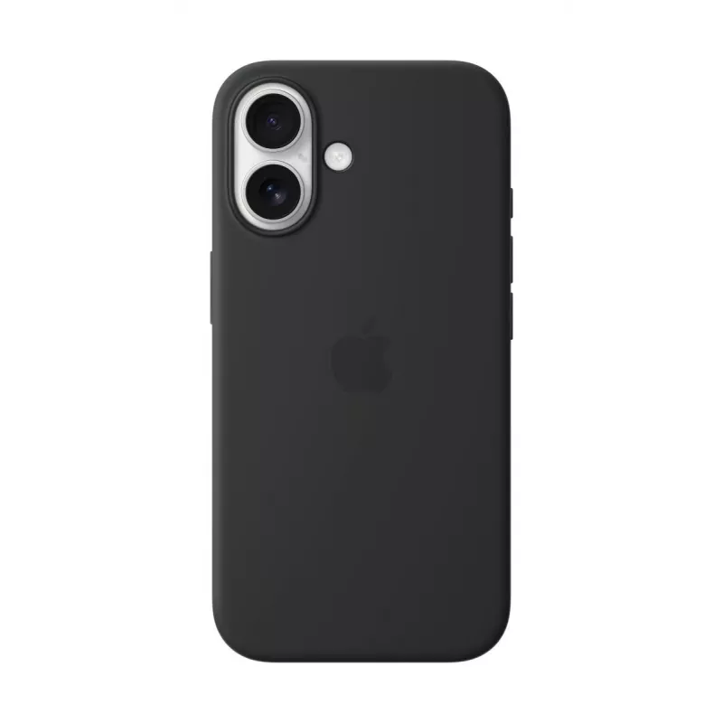 APPLE iPhone 16 – θήκη σιλικόνης με MagSafe – μαύρο