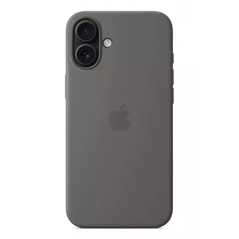 Apple θήκη σιλικόνης με MagSafe iPhone 16 Plus Stone γκρι
