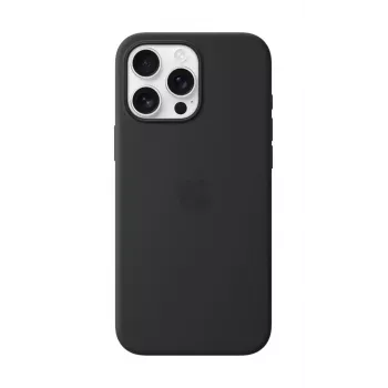 Apple θήκη σιλικόνης με MagSafe iPhone 16 Pro Max μαύρο