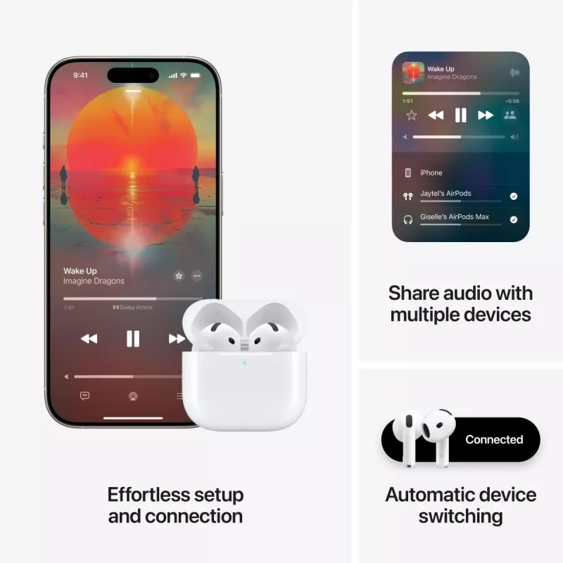 Headset Apple AirPods 4ης γενιάς Active Noise Cancellation