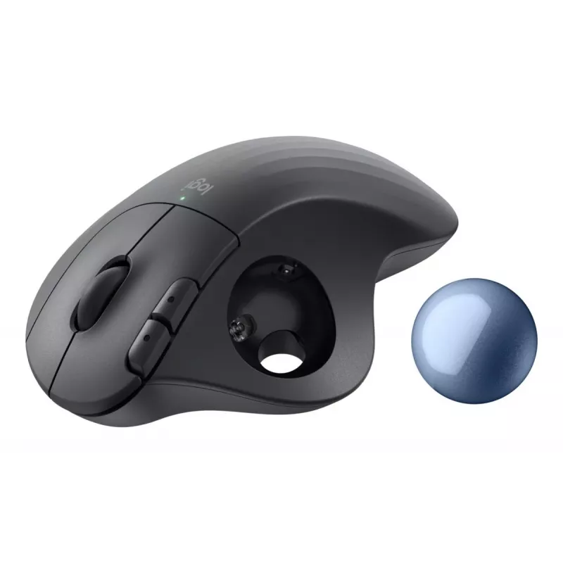 LOGITECH Ergo M575s Wireless Trackball - Graphite+μπλε μπάλα