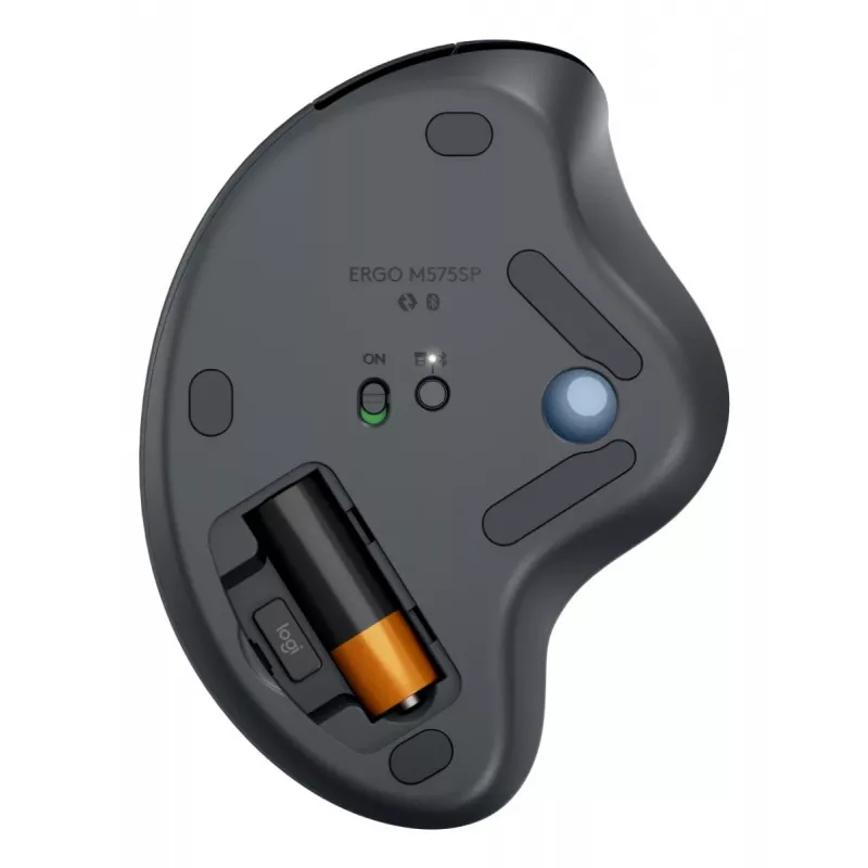 LOGITECH Ergo M575s Wireless Trackball - Graphite+μπλε μπάλα