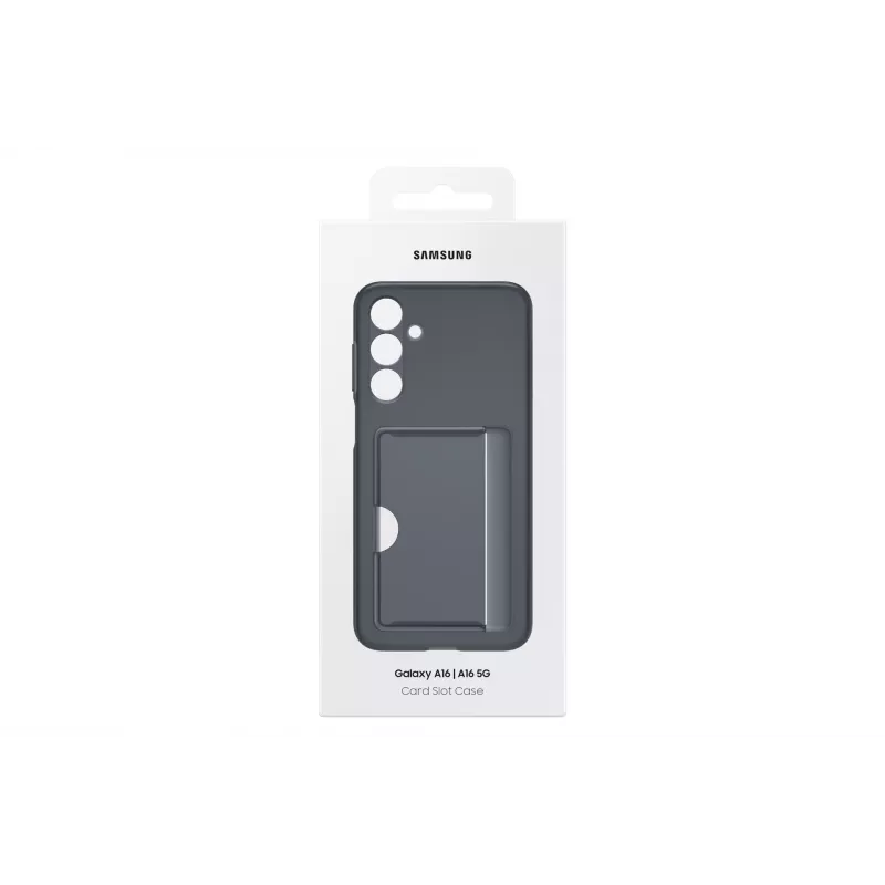 Samsung EF-OA166TBEGWW θήκη με θέση καρτών για Galaxy A16 / A16 5G, TPU, μαύρη