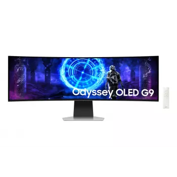 Samsung G95SD Οθόνη υπολογιστή 124,5 cm (49 ίντσες) 5120 x 1440 Pixel Dual QHD OLED Ασημί