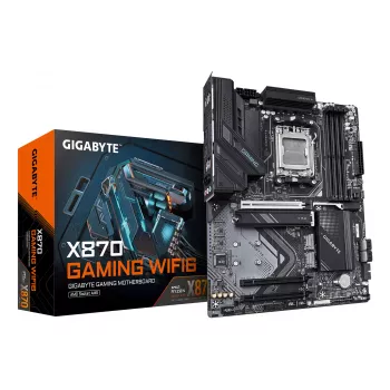 Μητρική GIGABYTE X870 GAMING WIFI6 ATX, AMD X870, Socket AM5, DDR5, 4x DIMM, έως 256 GB, Wi‑Fi 6, 2.5Gb LAN