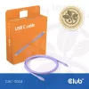 Καλώδιο USB-C CLUB3D CAC-3004 2m Μωβ