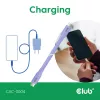 Καλώδιο USB-C CLUB3D CAC-3004 2m Μωβ