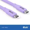 Καλώδιο USB-C CLUB3D CAC-3004 2m Μωβ