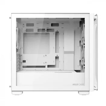 ASUS A23 PLUS TG ARGB WHITE, PC, Λευκό, micro ATX, Mini-ITX, Multi, 16,5 cm, 38 cm