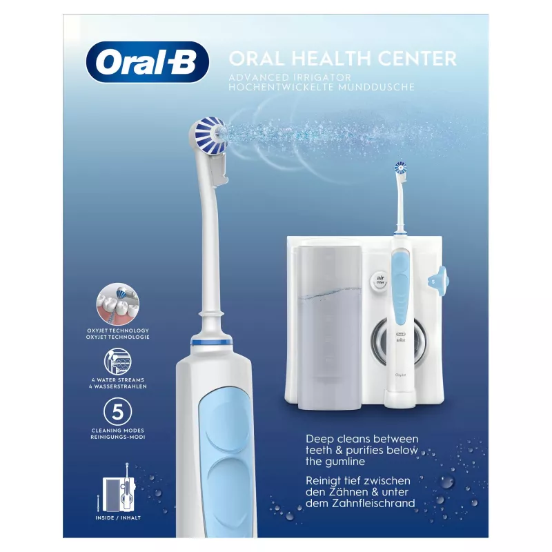 Oral-B OxyJet Συσκευή Στοματικής Υγιεινής, λευκή