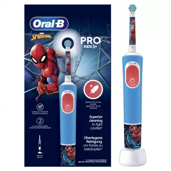 Oral-B Kids Ηλεκτρική Οδοντόβουρτσα Παιδική Περιστρεφόμενη Οδοντόβουρτσα Πολύχρωμη