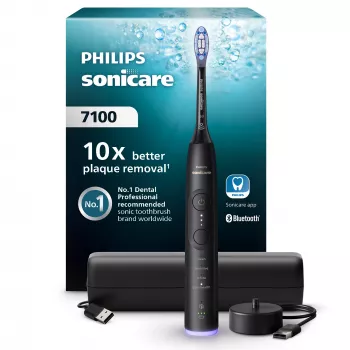Ηχητική Οδοντόβουρτσα Philips Series 7100 HX7421/01 — sonic, 62,000 mov/min, 3 ταχύτητες, 4 λειτουργίες, Bluetooth, Li‑Ion, θήκη ταξιδιού
