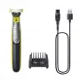 Ξυριστική μηχανή Philips OneBlade 360 QP2734/23 — 1 λεπίδα, επαναφορτιζόμενη Li‑Ion, 60 λεπτά διάρκεια, πράσινο/γκρι