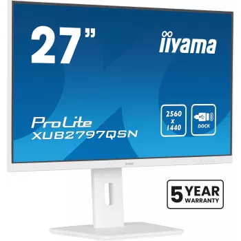 iiyama G-MASTER XUB2797QSN-W2 Οθόνη υπολογιστή 68,6 cm (27 ίντσες) 2560 x 1440 Pixel Quad HD LED Λευκό