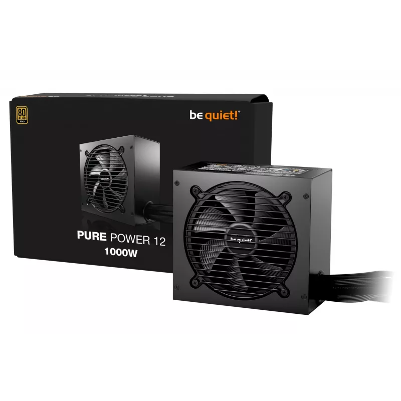 be quiet! PURE POWER 12 1000W Τροφοδοτικό 20+4-polig ATX ATX μαύρο