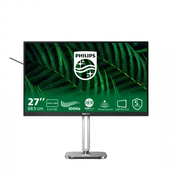 Philips 5000 series 27B2G5200/00 Οθόνη υπολογιστή 68,6 cm (27 ίντσες) 1920 x 1080 Pixel Full HD LCD Ανθρακί