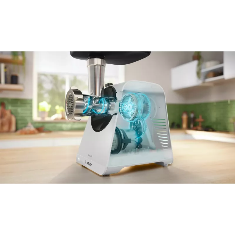 Bosch Serie 4 MultiPower MFWS420W κρεατομηχανή, λευκή