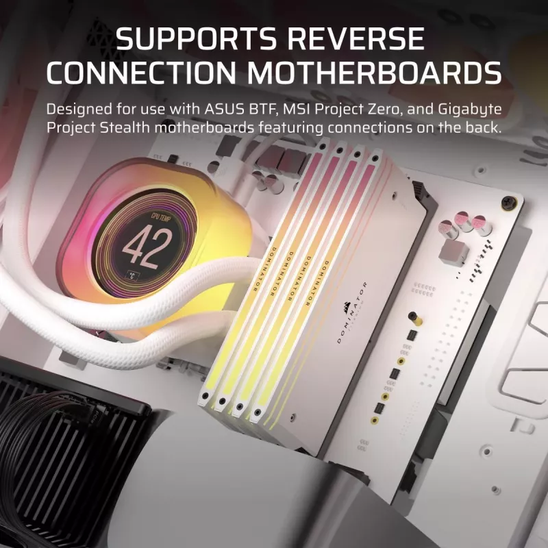 CORSAIR Κουτί PC - 5000T Mid-Tower High-Performance - Λευκό