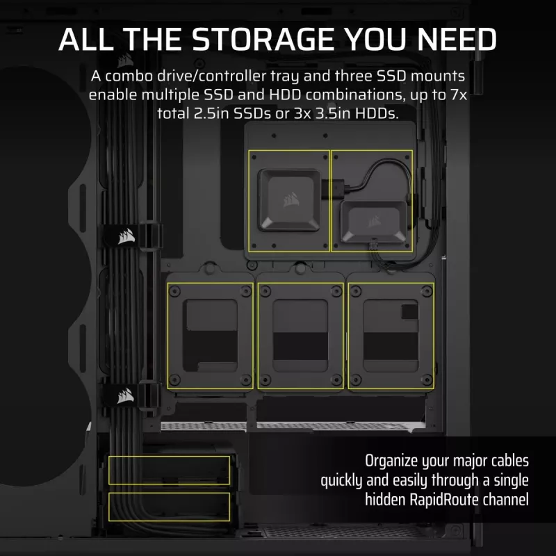 CORSAIR Κουτί PC - Icue Link 5000t Lx RGB Mid-Tower High-Performance