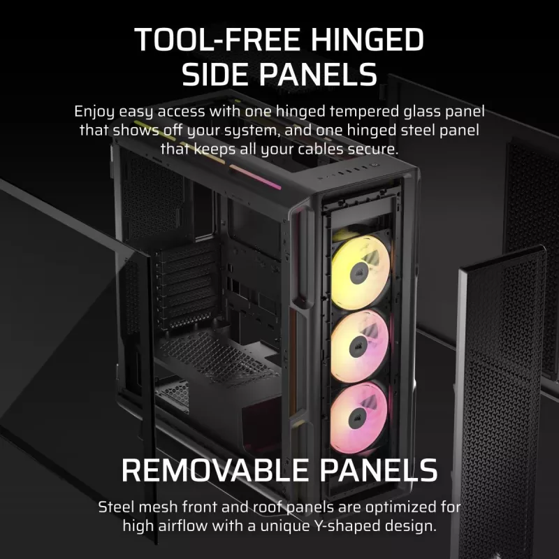 CORSAIR Κουτί PC - Icue Link 5000t Lx RGB Mid-Tower High-Performance