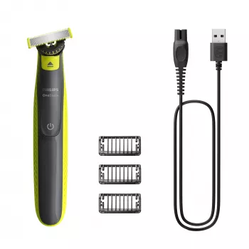 Ξυριστική μηχανή Philips Norelco OneBlade 360 QP2724/23 — 1 λεπίδα, trimmer, Wet & Dry, επαναφορτιζόμενη NiMH
