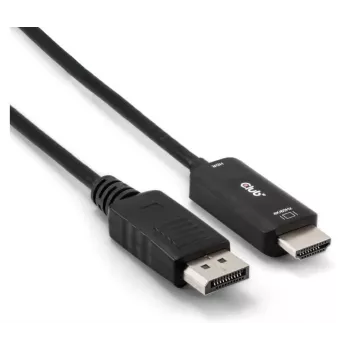 CLUB3D CAC-1083 Καλώδιο DisplayPort 2 m HDMI Type D (Micro) Μαύρο