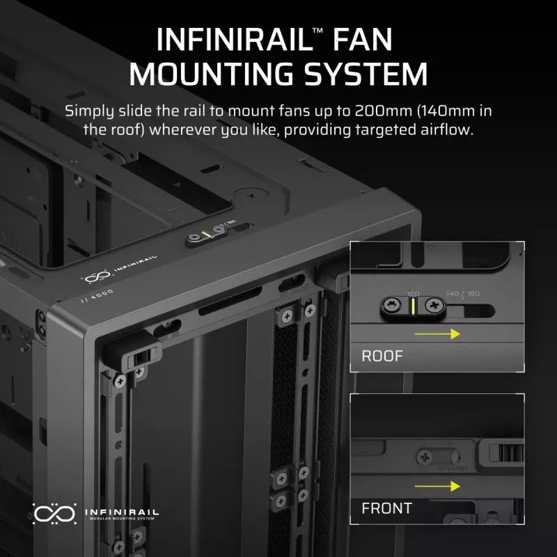 CORSAIR FRAME 4000D Κουτί Midi-Tower Μαύρο