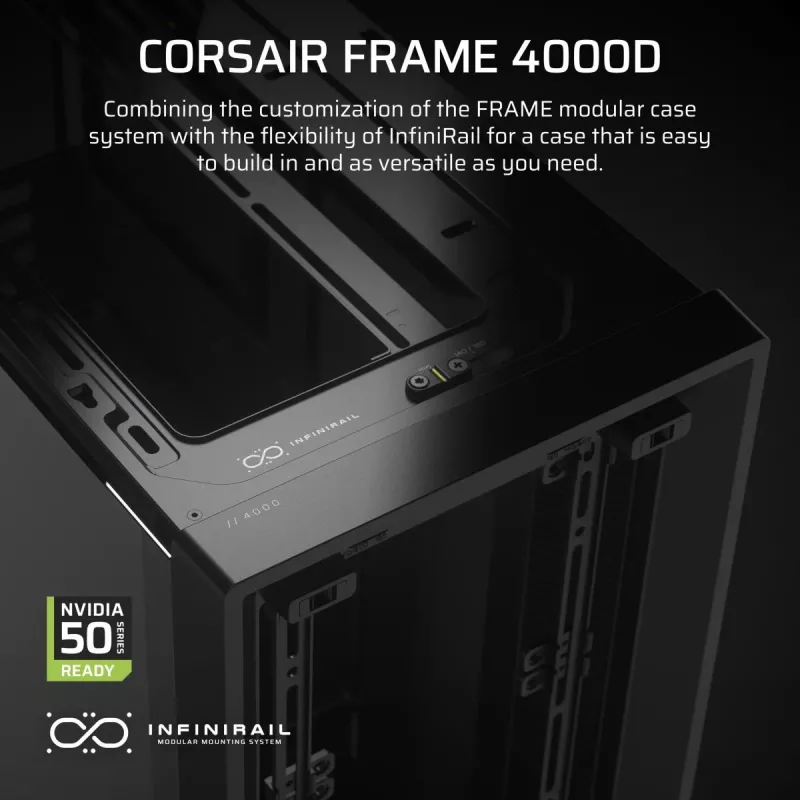 CORSAIR FRAME 4000D Κουτί Midi-Tower Μαύρο